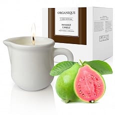 Свеча для Массажа с аргановым маслом ароматическая Guava керамика ecru