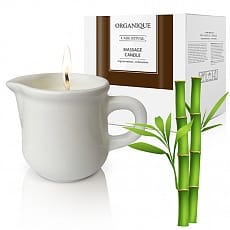 Массажная Свеча с маслом Ши ароматическая Bamboo керамика цвет ecru 324119