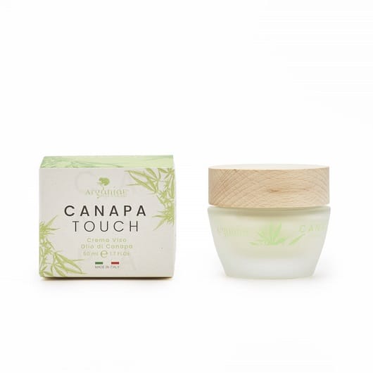 Конопляний крем для обличчя для тьмяної та чутливої шкіри Canapa Touch