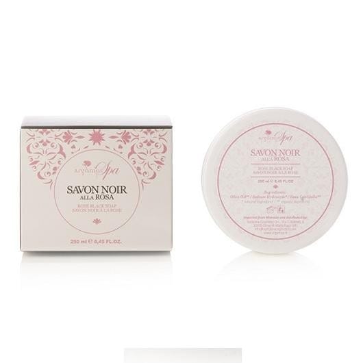 Черное оливковое мыло Савон Нуар натуральное Роза Savon Noir Spa