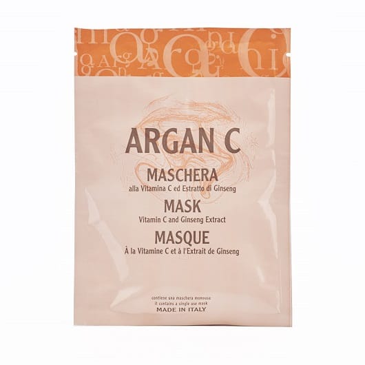 Антиоксидантная тканевая маска для лица с витамином С и женьшенем Argan C
