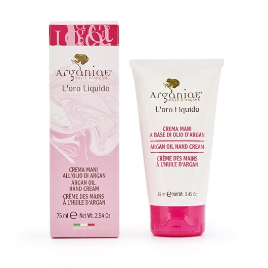 Пом'якшувальний заспокійливий крем для рук з аргановою олією L'oro Liquido