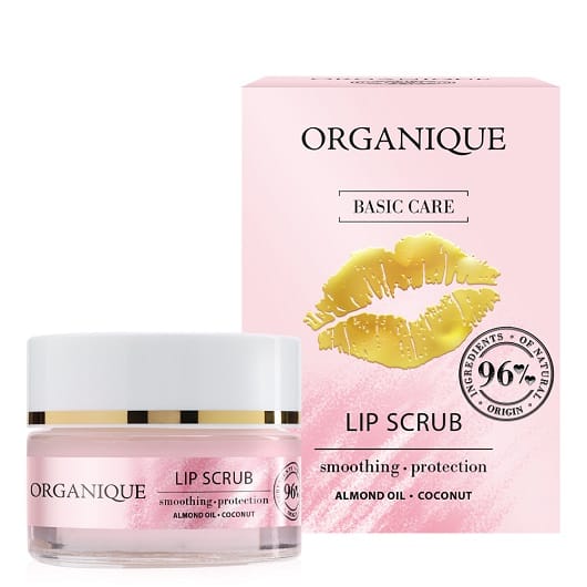 Сглаживающий защитный скраб для губ Basic Care