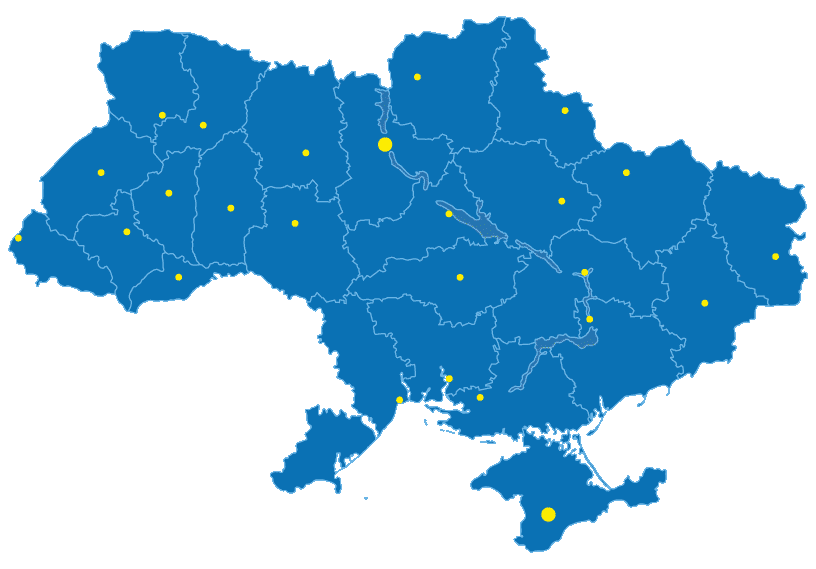 Карта Украины