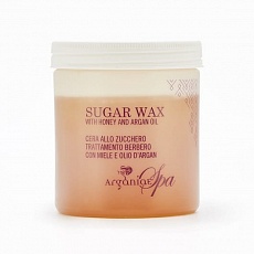 Сахарный воск для удаления волос с медом и аргановым маслом Spa
