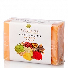 Натуральное растительное мыло с пальмовым маслом и глицерином Spicy Vegan