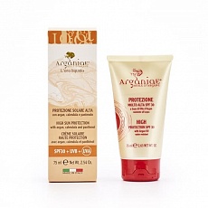 Солнцезащитный крем SPF30 высокая защита для кожи с аргановым маслом i Solari