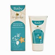 Дитячий сонцезахисний крем SPF50+ дуже високий захист з аргановою олією Baby 0523
