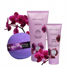 Набір натуральної косметики Black Orchid: Бомба для Ванни, Масло для Тіла і Крем для Рук 185027