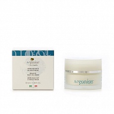 Живильний нічний крем для обличчя зволожуючий з аргановою олією L'oro Liquido 0043