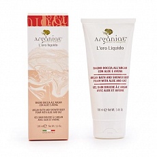 Гель для ванни і душу з аргановою олією, алое та вівсом L'oro Liquido 0494