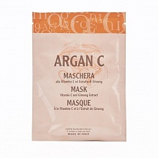 Антиоксидантна тканинна маска для обличчя з вітаміном С і женьшенем Argan C