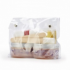 Набор косметики для депиляции Berber Box: 2 воска, аргановое масло 30 мл, 50 полосок, 2 ложки