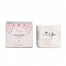 Чорне оливкове мило Савон Нуар натуральне Троянда Savon Noir Spa