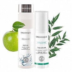 Набір косметики Для Шкіри з Вуграми та Акне: Гель для Вмивання і Нормалізуючий Крем 185002